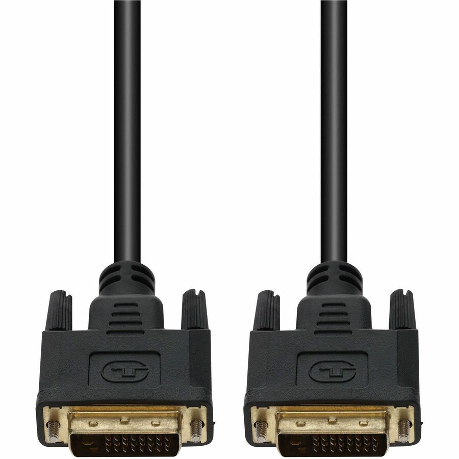 AddOn 10ft DVI-D Dual Link-24+1 pin (Male) to DVI-D Dual Link-24+1 pin (Male) Black Cable, 1080P 60Hz