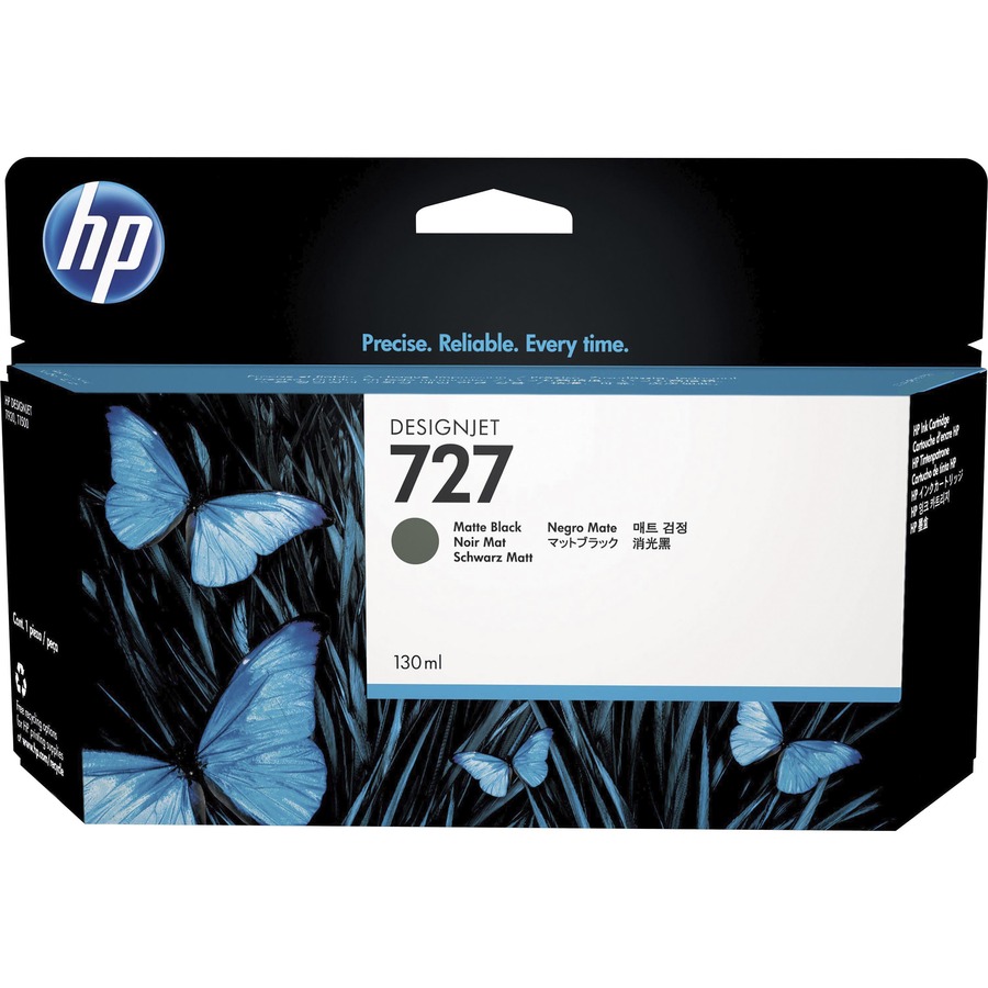 HP 727 (B3P22A) Original Standard Yield Inkjet Ink Cartridge - Matte Black - 1 Each