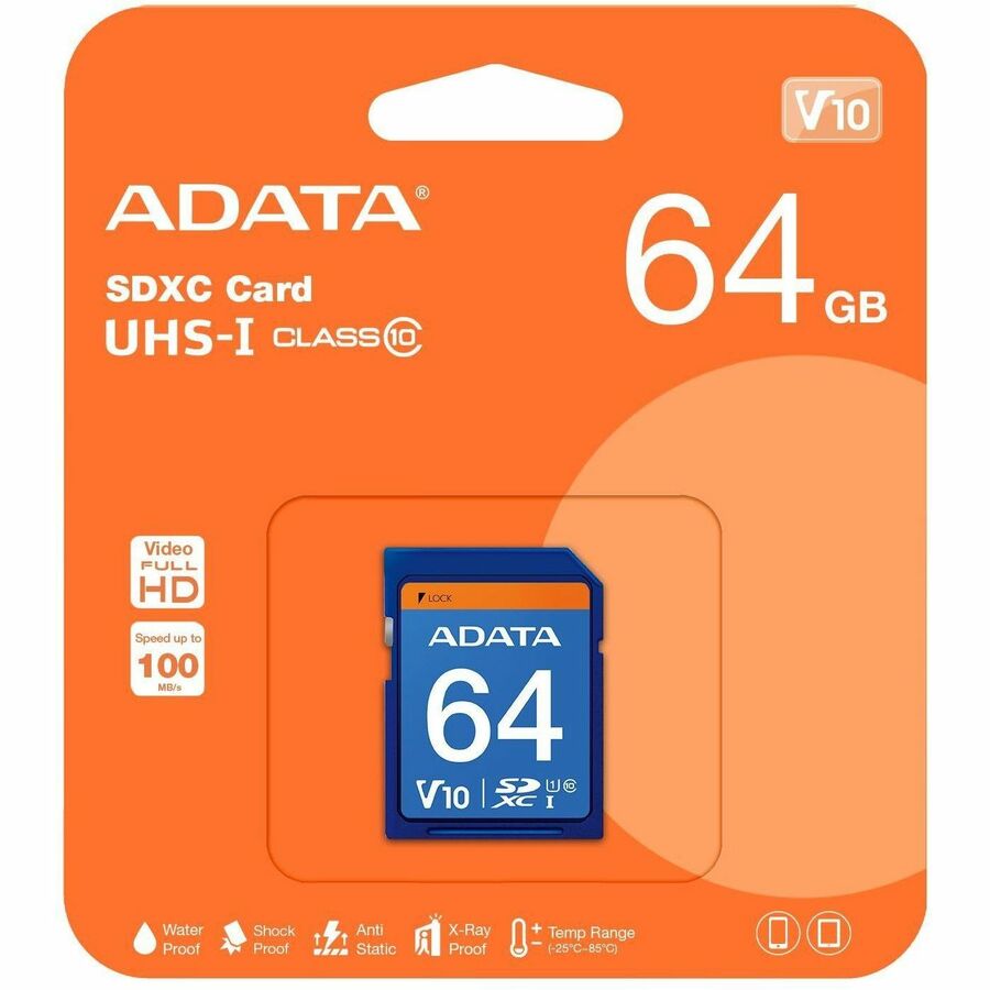 Adata Premier 64 GB Class 10/UHS-I (U1) SDXC