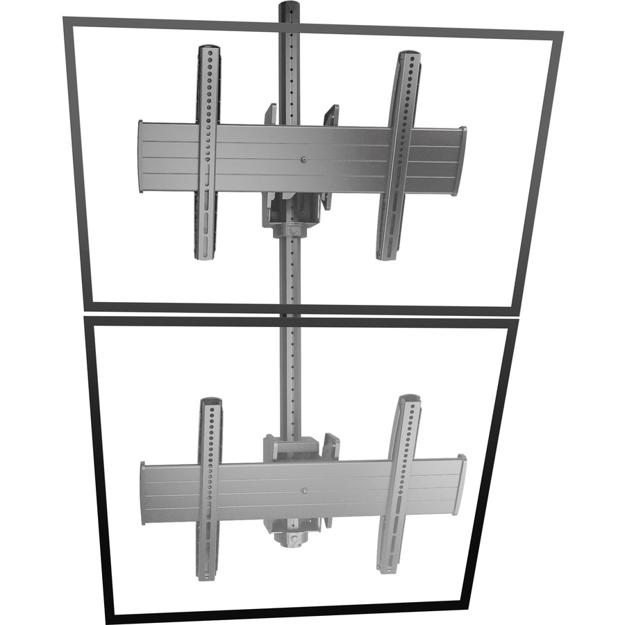 Chief Fusion Large Mounted 1x2 Ceiling TV Mount - For 40-55 in Displays - VESA Flat Panel Mount