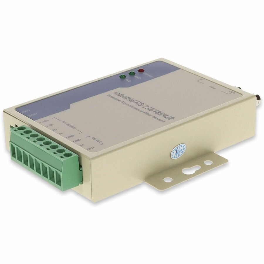 AddOn Serial RS232/RS485/RS422 to Fiber SMF 1310nm 20km ST Serial Media Converter