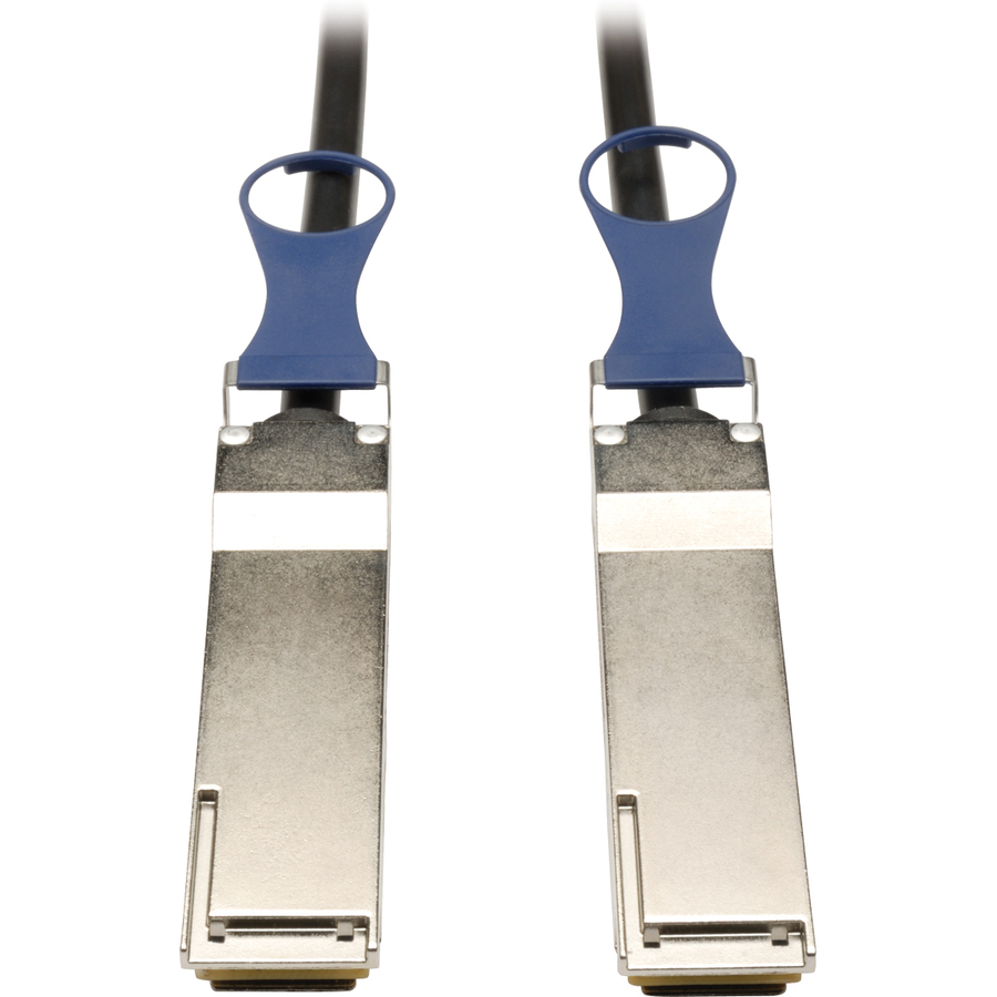 Tripp Lite by Eaton QSFP+ to QSFP+ 40Gb Passive DAC Copper Infiniband Cable QSFP-H40G-CU3M Compatible 3M (9.84 ft.)