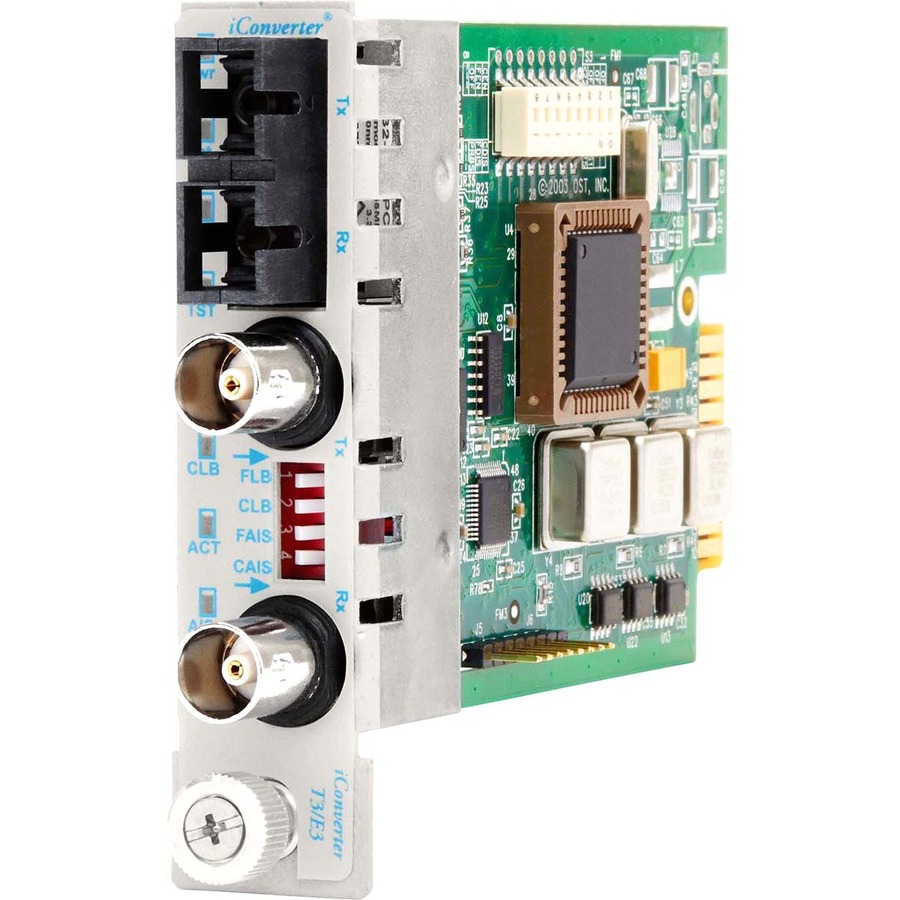 iConverter T3/E3 Fiber Media Converter Coaxial SC Multimode 5km Module