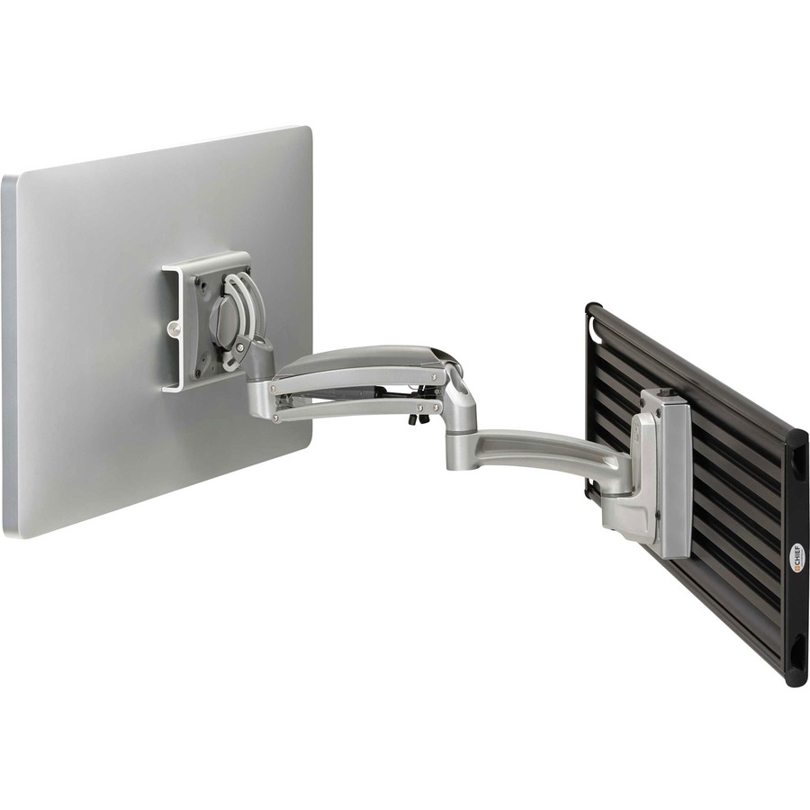 Chief KONTOUR K1S120S Wall Mount for Flat Panel Display - TAA Compliant - Silver