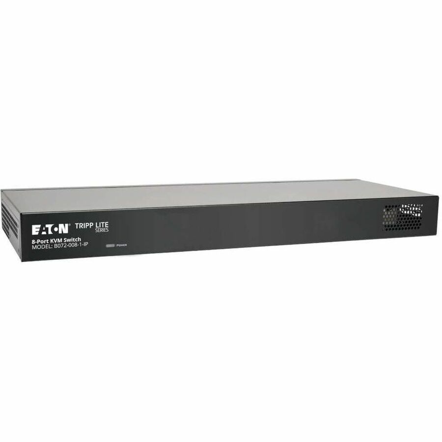 Tripp Lite by Eaton NetCommander 8-Port Cat5 KVM over IP Switch - 1 Remote + 1 Local User 1U Rack-Mount