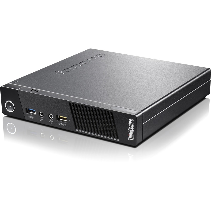 Lenovo ThinkCentre M73 10AX007WUS Desktop Computer - Intel Core i5 4th Gen i5-4590T - 4 GB - 128 GB Serial ATA/600 SSD - Tiny - Business Black