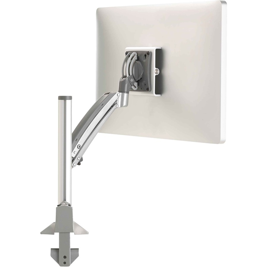 Chief Kontour K1C Dynamic Column Single Monitor Arm Desk Mount - For 10-30 Inch Monitors - Display Desk Mount - Silver