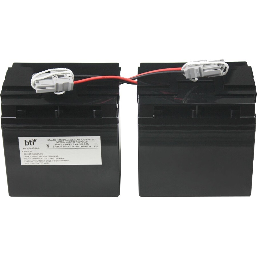 BTI RBC55-SLA55-BTI SEALED LEAD ACID BATTERY FOR APC - 2yr Warranty - DLA2200, SMT2200, SMT2200C, SMT2200I, SMT2200I-AR, SMT2200IC, SMT2200TW, SMT2200US, SMT3000, SMT3000C