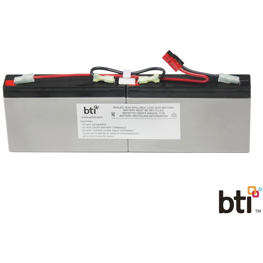 BTI RBC18-SLA18-BTI SEALED LEAD ACID BATTERY FOR APC - 2yr Warranty - PS250, PS250I, PS450, PS450I, SC250RM1U, SC250RMI1U, SC450R1X542, SC450RM1U, SC450RMI1U