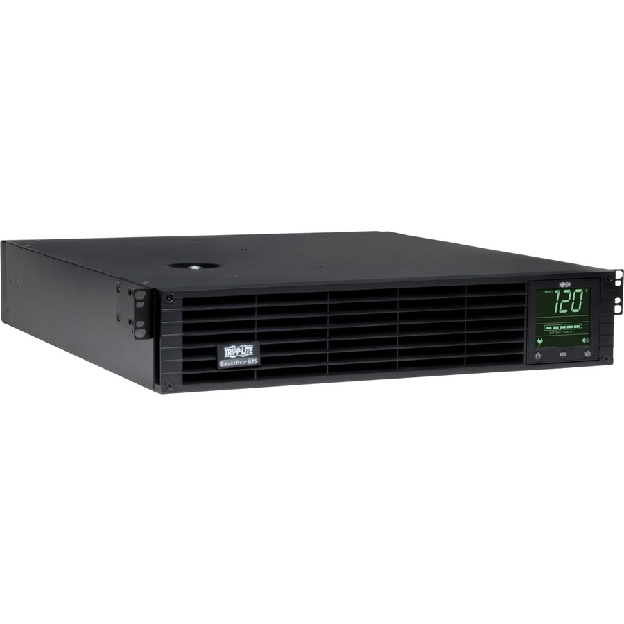 Eaton Tripp Lite Series TAA-Compliant SmartPro 120V 3kVA 2.25kW Line-Interactive Sine Wave UPS, 2U Rack/Tower, Extended Run, Pre-Installed WEBCARDLX Network Interface, LCD, USB, DB9 Serial
