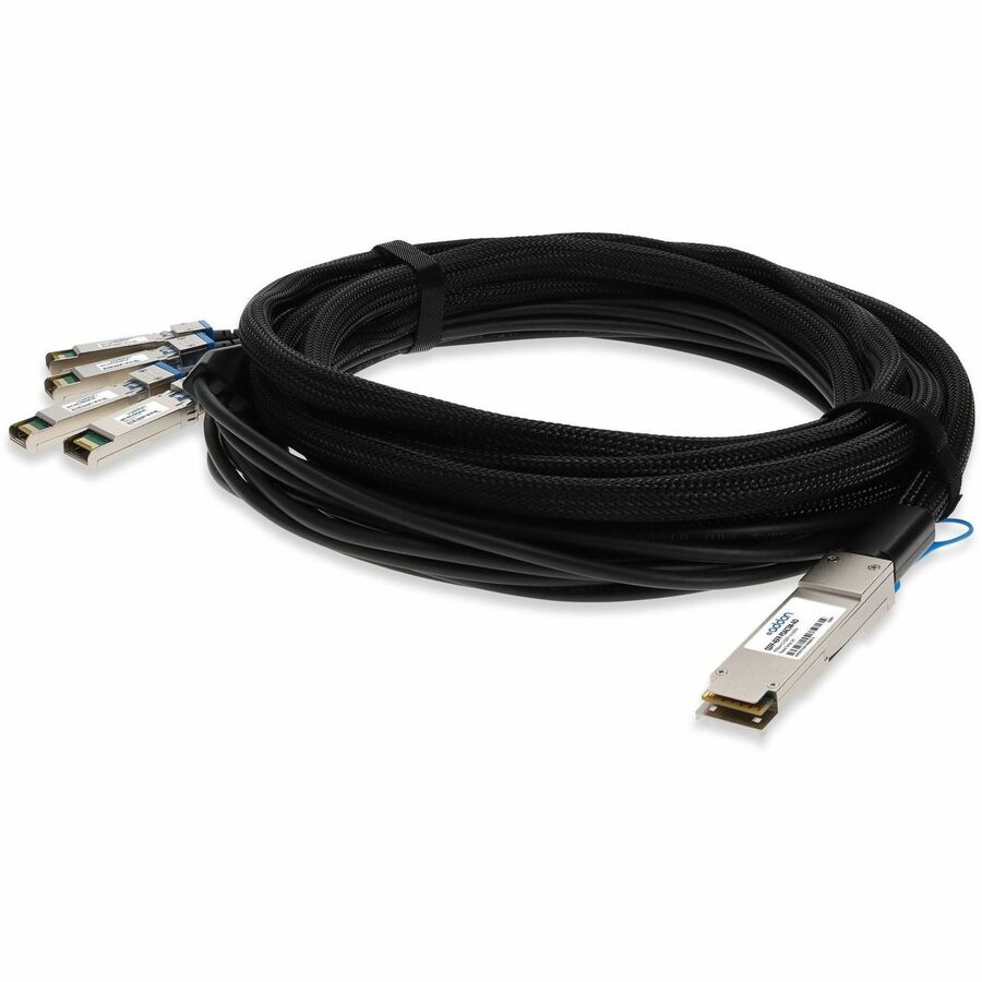 AddOn MSA and TAA Compliant 40GBase-CU QSFP+ to 4xSFP+ Direct Attach Cable (Passive Twinax, 5m)