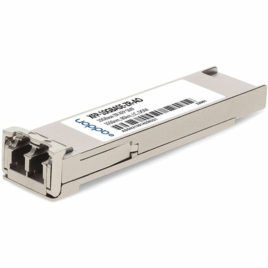 AddOn MSA and TAA 10GBase-ZR XFP Transceiver (SMF, 1550nm, 80km, LC, DOM)