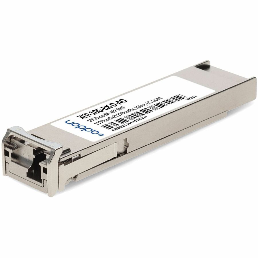 AddOn MSA Compliant 10GBase-BX XFP Transceiver (SMF, 1330nmTx/1270nmRx, 10km, LC, DOM)
