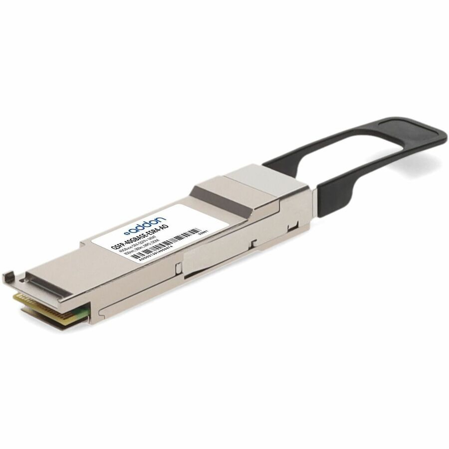 AddOn MSA and TAA 40GBase-SR4 QSFP+ Transceiver (MMF, 850nm, 300m, MPO, DOM)