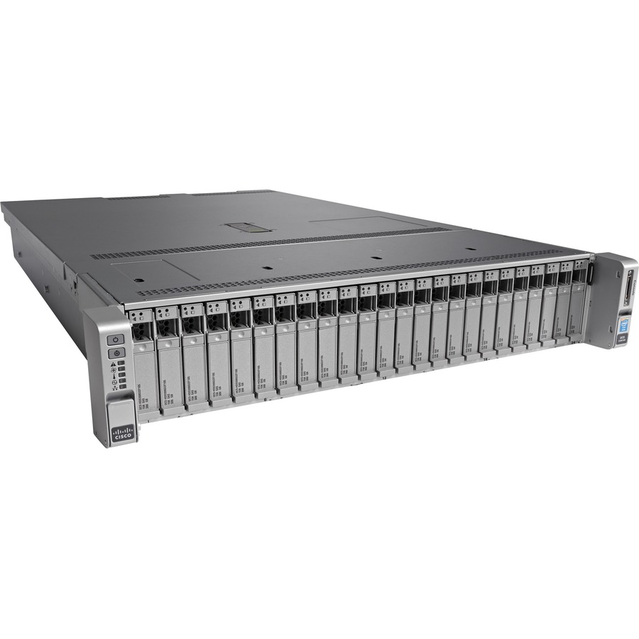 Cisco C240 M4 2U Rack Server - 2 Xeon E5-2620 v3 2.40 GHz - 16 GB RAM - 12Gb/s SAS, Serial Attached SCSI (SAS), Serial ATA Controller