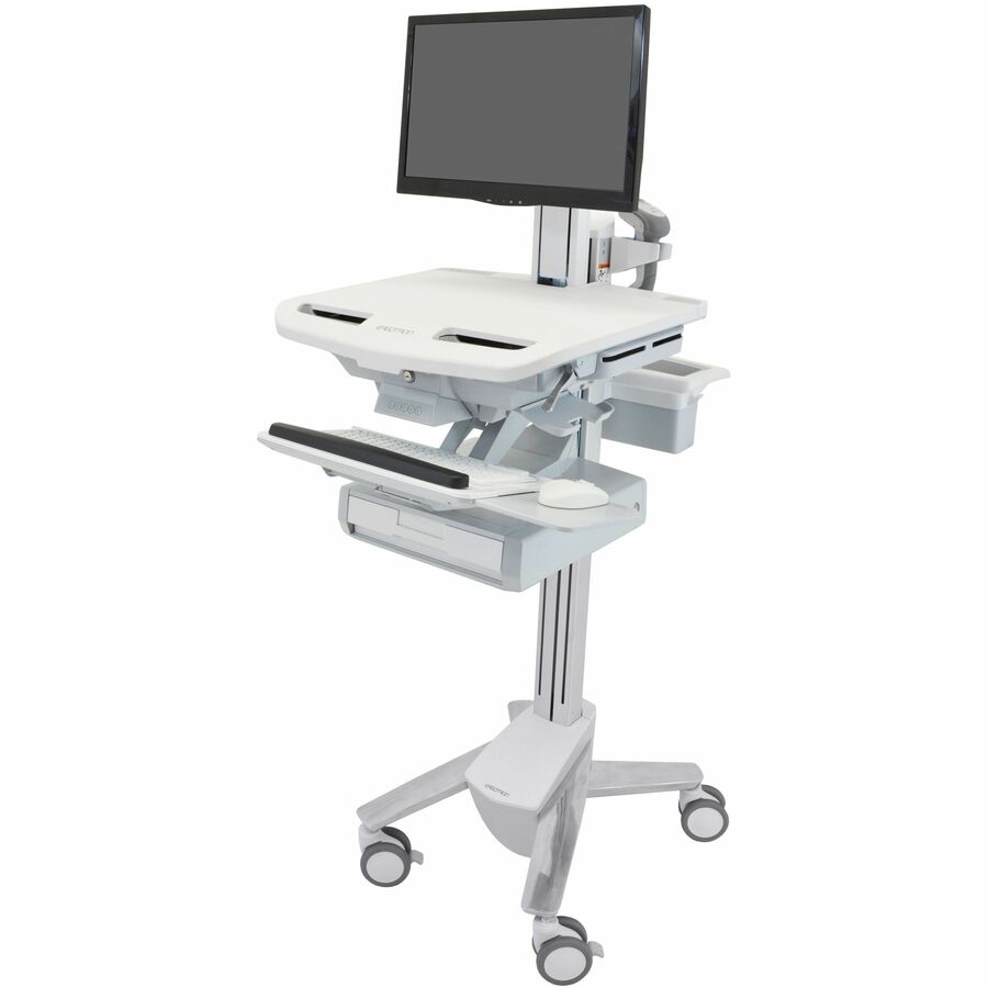 Ergotron StyleView® Cart with LCD Pivot, 1 Drawer (1x1)