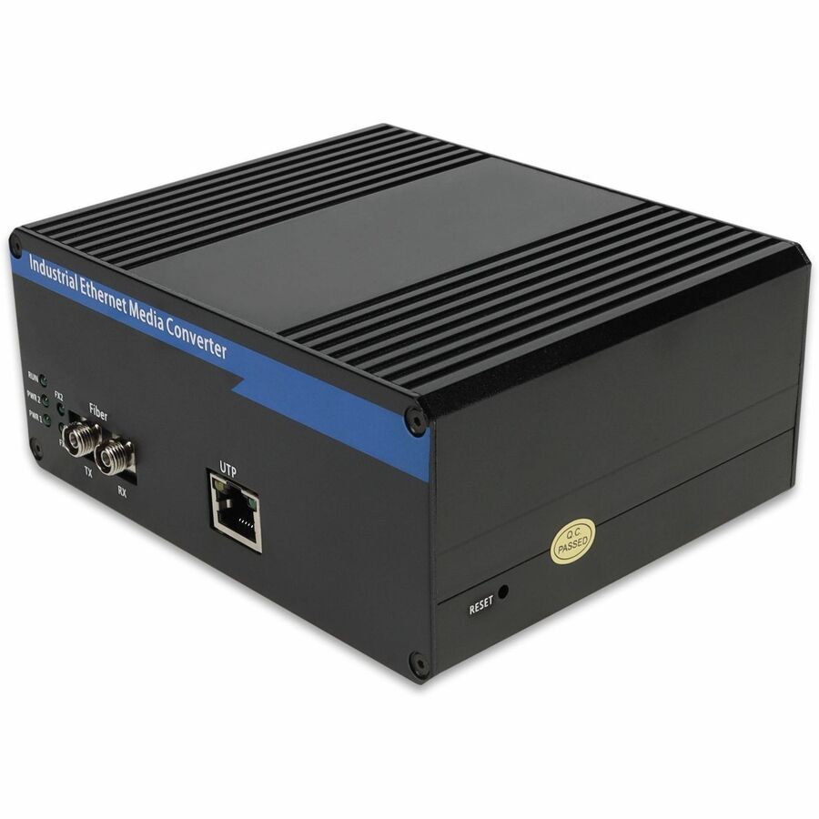 AddOn 1 10/100Base-TX(RJ-45) to 1 100Base-FX(FC) MMF 1310nm 2km Industrial Media Converter
