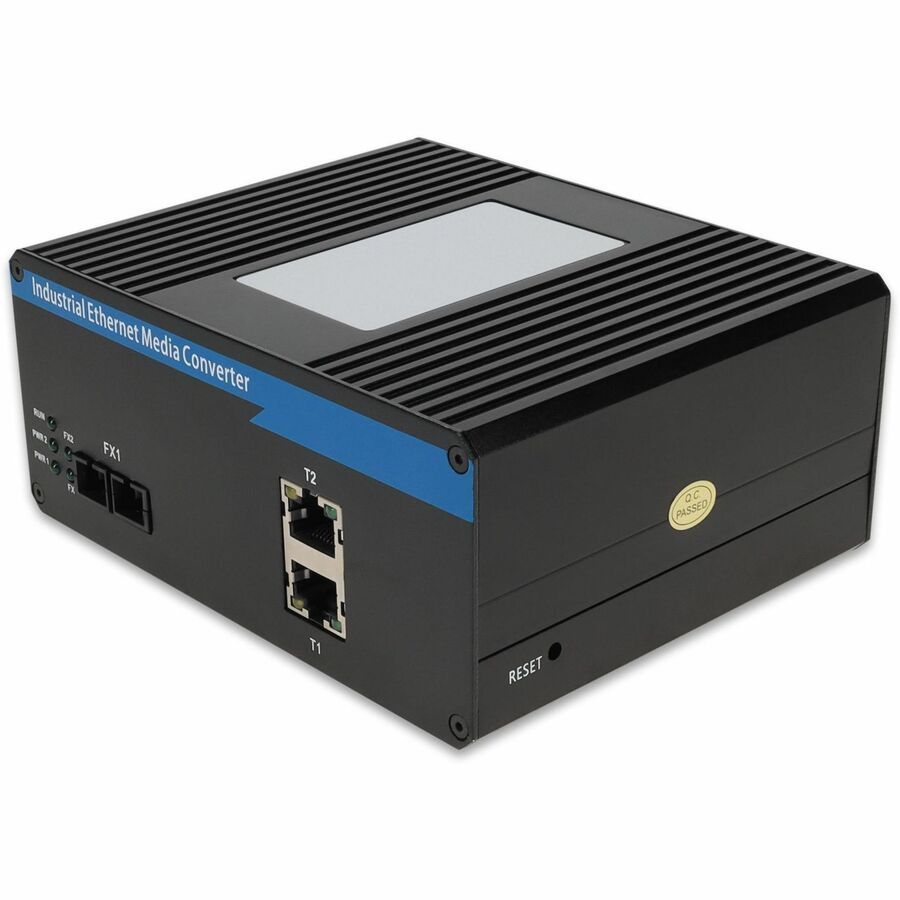 AddOn 2 10/100Base-TX(RJ-45) to 1 100Base-LX(SC) SMF 1310nm 20km Industrial Media Converter Switch