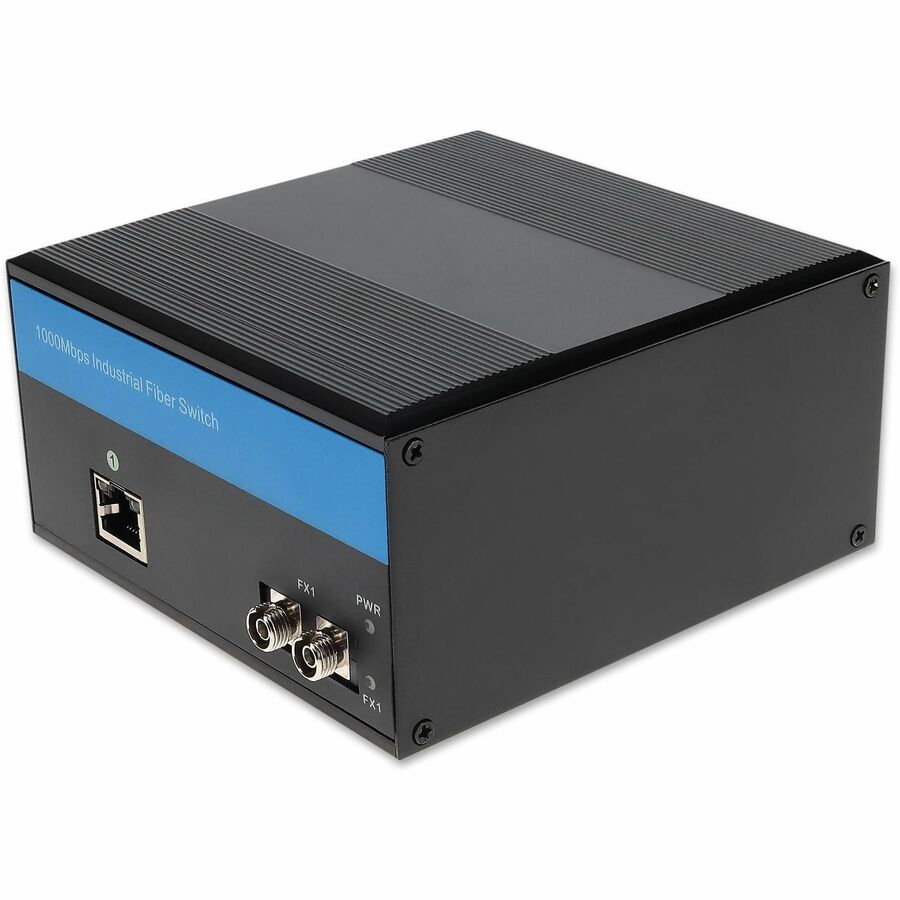 AddOn 1 10/100/1000Base-TX(RJ-45) to 1 1000Base-LX(FC) SMF 1310nm 20km Industrial Media Converter