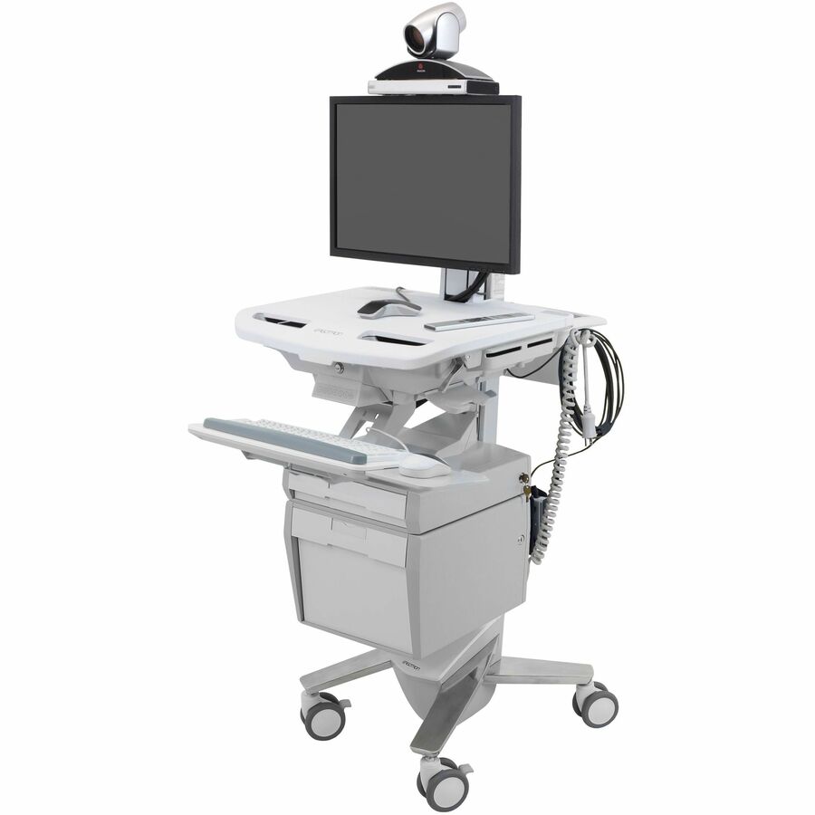 Ergotron StyleView® Telepresence Cart, Single Monitor