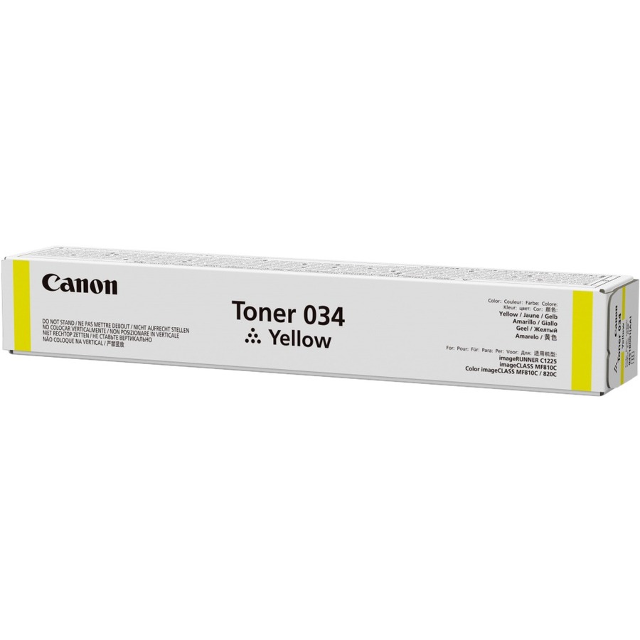 Canon 034 Original Laser Toner Cartridge - Yellow Pack - 7300 Pages
