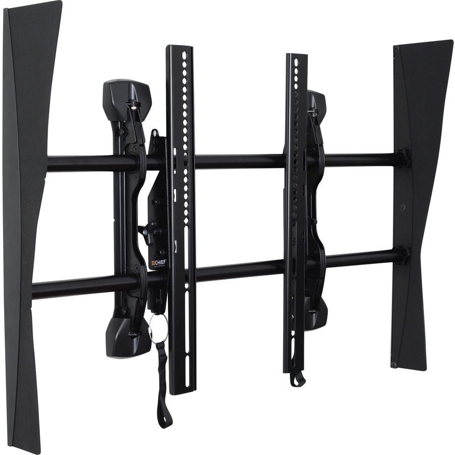 Chief Fusion Side Cover Accessory - For Wall Mounts - Black