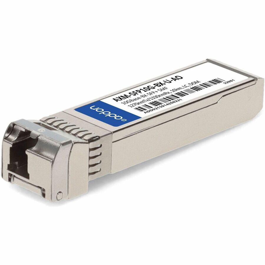 AddOn Netgear® AXM-SFP10G-BX-U Compatible TAA 10GBase-BX SFP+ Transceiver (SMF, 1270nmTx/1330nmRx, 10km, LC, DOM)