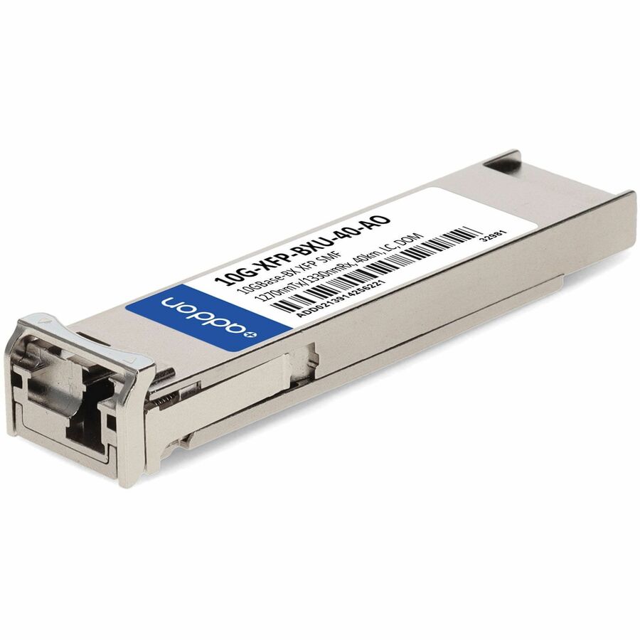 AddOn Brocade® (Formerly) 10G-XFP-BXU-40 Compatible TAA 10GBase-BX XFP Transceiver (SMF, 1270nmTx/1330nmRx, 40km, LC, DOM)