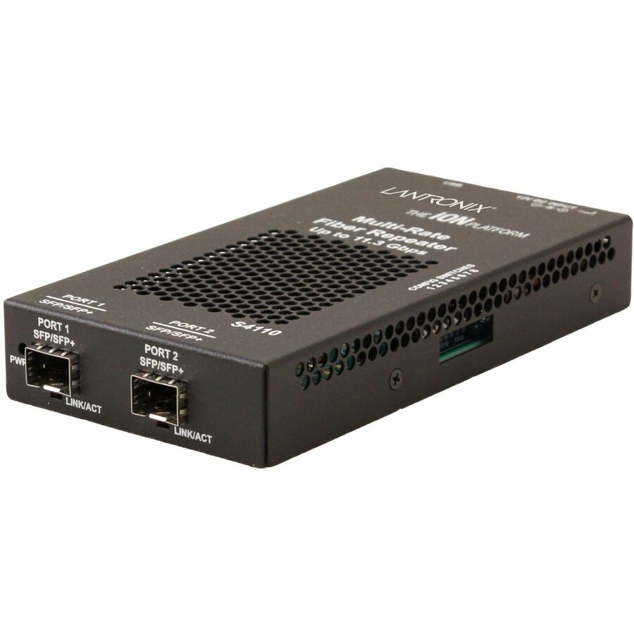 Stand-alone Fiber to Fiber Media Converter SFP+ to SFP+ for Data Rates from 1 Gbps to 11.5 Gbps