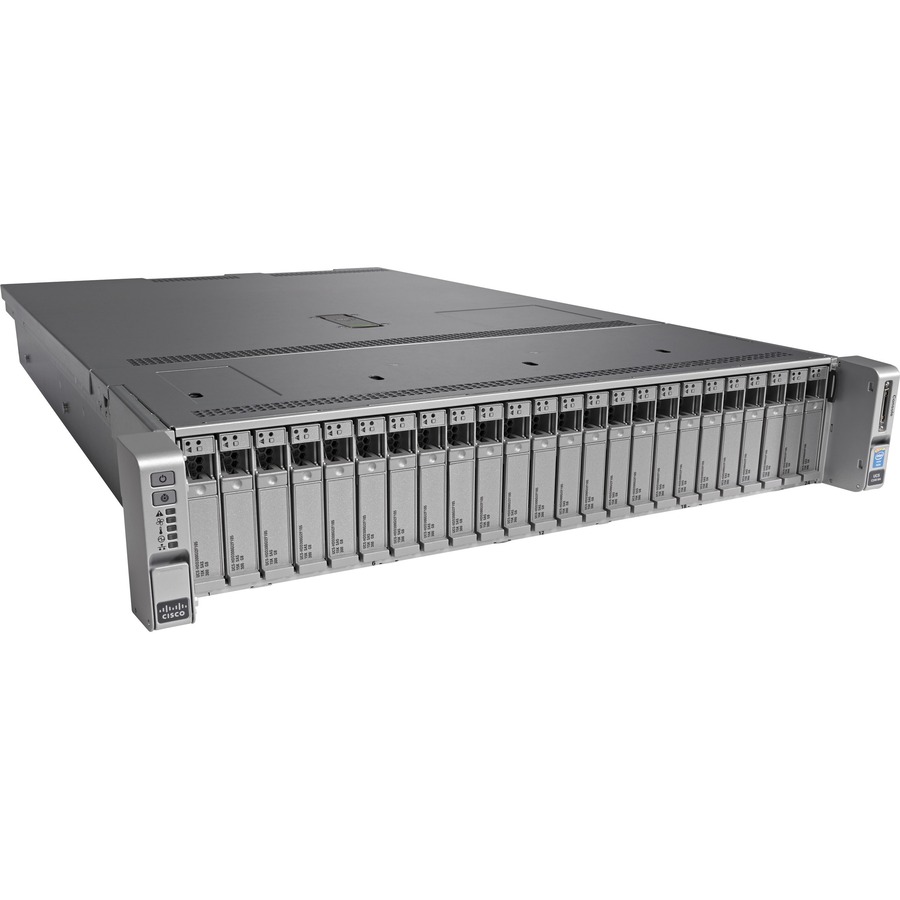 Cisco C240 M4 2U Rack Server - Xeon E5-2620 v3 2.40 GHz - 128 GB RAM - Serial ATA Controller