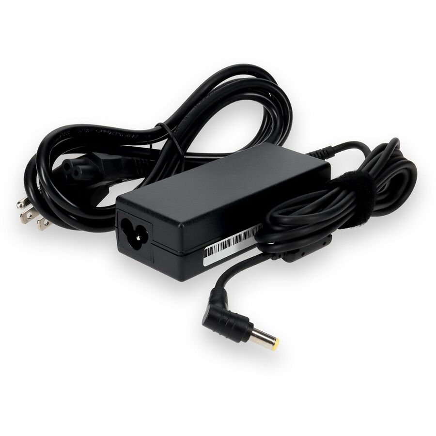 AddOn Acer NP.ADT0A.10 Compatible 65W 19V at 3.42A Black 3.0 mm x 1.0 mm Laptop Power Adapter and Cable