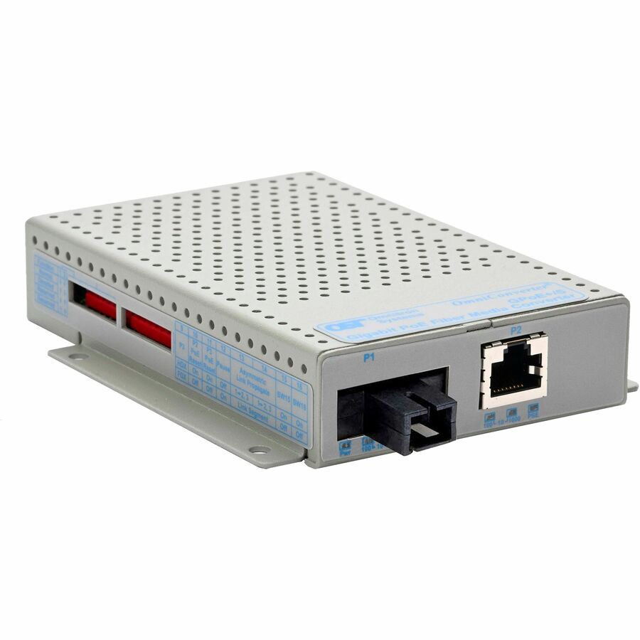 Omnitron Systems OmniConverter FPoE+/S Transceiver/Media Converter