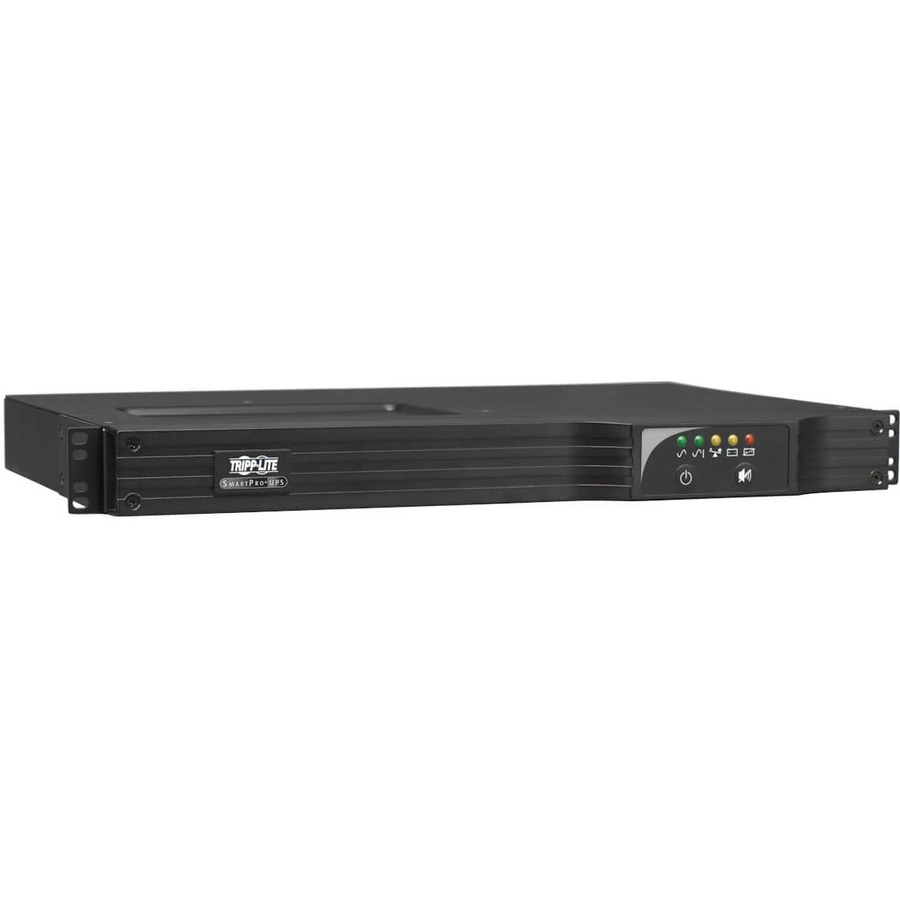 Tripp Lite by Eaton UPS SmartPro 120V 750VA 600W Line-Interactive Sine Wave UPS 1U Rack/Vertical Pre-installed WEBCARDLX Network Interface USB DB9 Serial