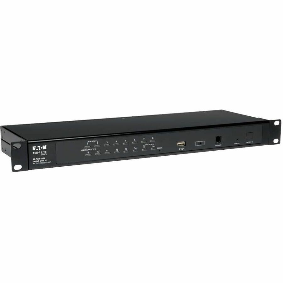 Tripp Lite by Eaton 16-Port Rackmount KVM Switch w/ Built in IP and On Screen Display 1U