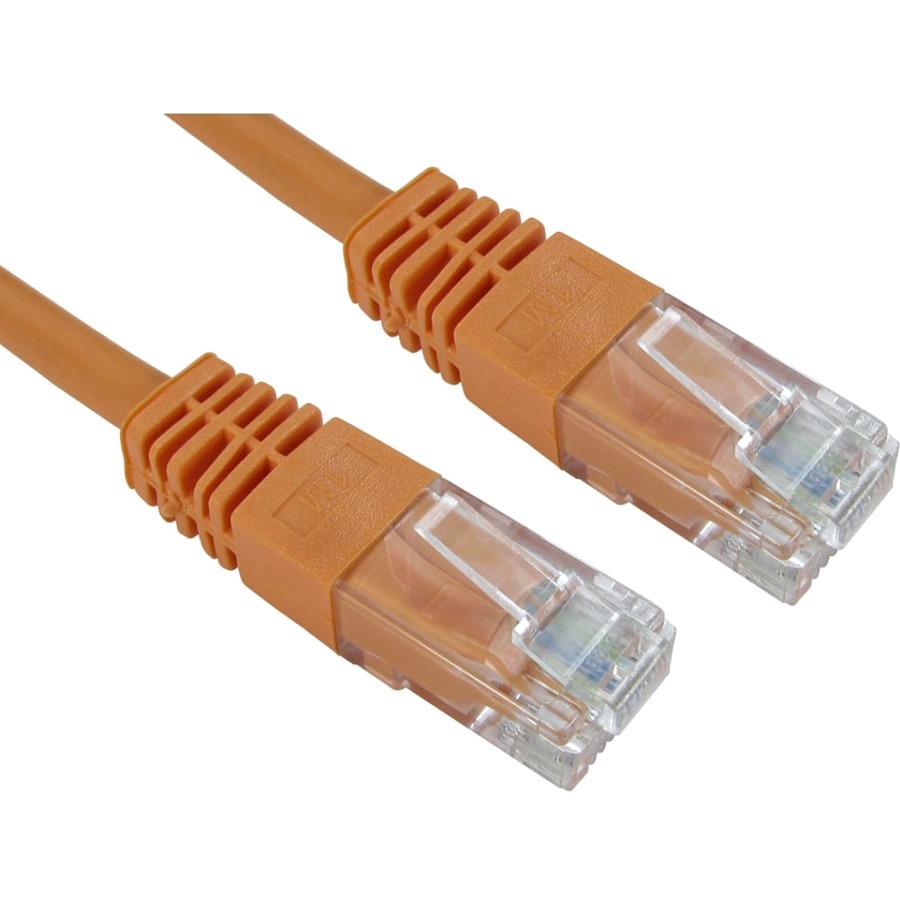 Cables Direct Cat 5e Network Cable - 6m - Orange - Urt-606 O 