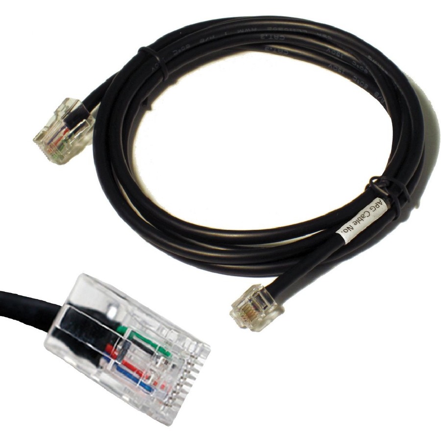 APG Cash Drawer RJ-12/RJ-45 Data Transfer Cable: CD-101A