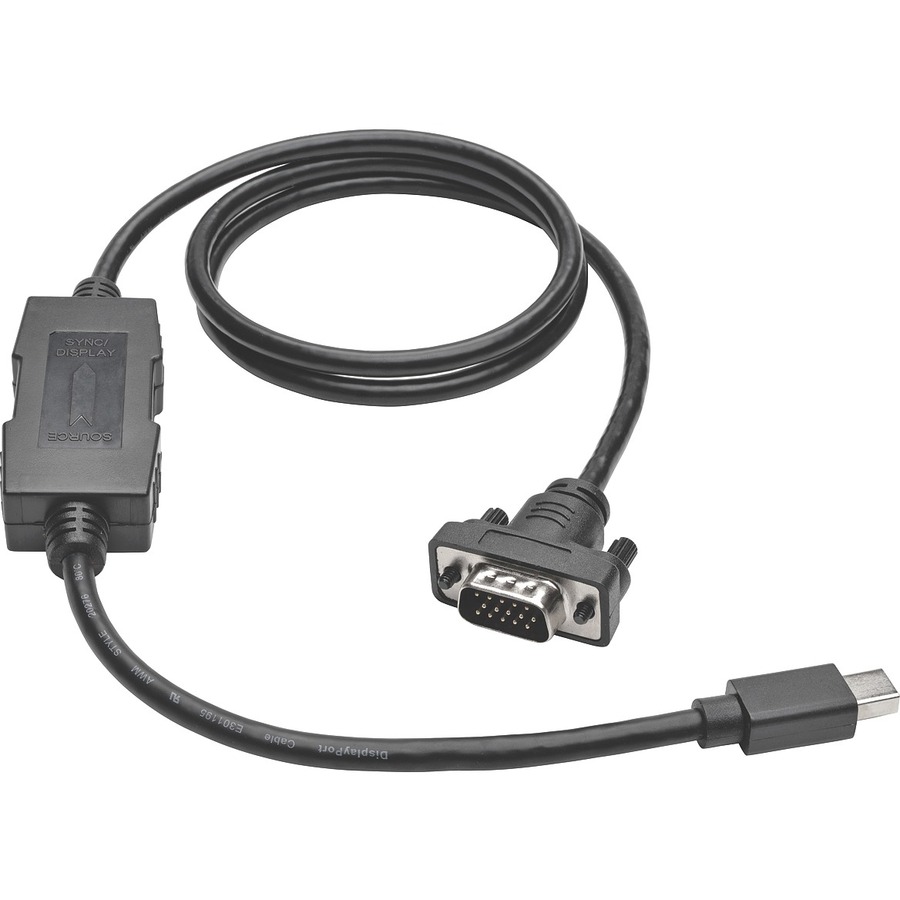 Eaton Tripp Lite Series Mini DisplayPort 1.2 to VGA Active Adapter Cable (M/M), 3 ft. (0.9 m), TAA