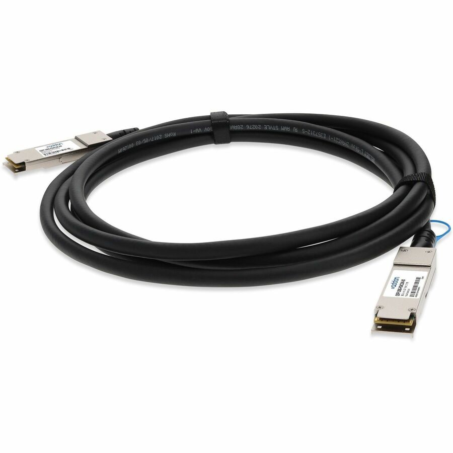 AddOn MSA and TAA Compliant 100GBase-CU QSFP28 to QSFP28 Direct Attach Cable (Passive Twinax, 1m)