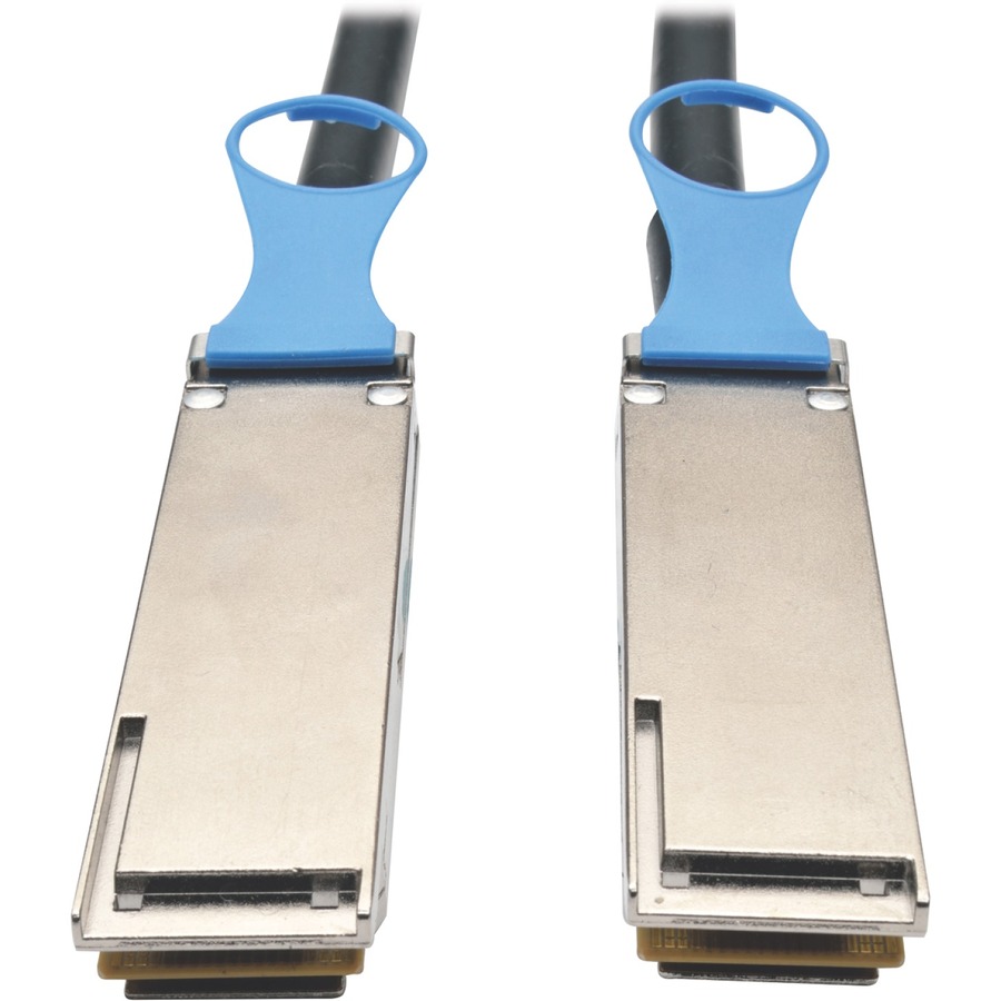 Tripp Lite by Eaton 3M QSFP28 to QSFP28 100Gbe Passive DAC Copper InfiniBand Cable QSFP-100G-CU3M Compatible 10ft