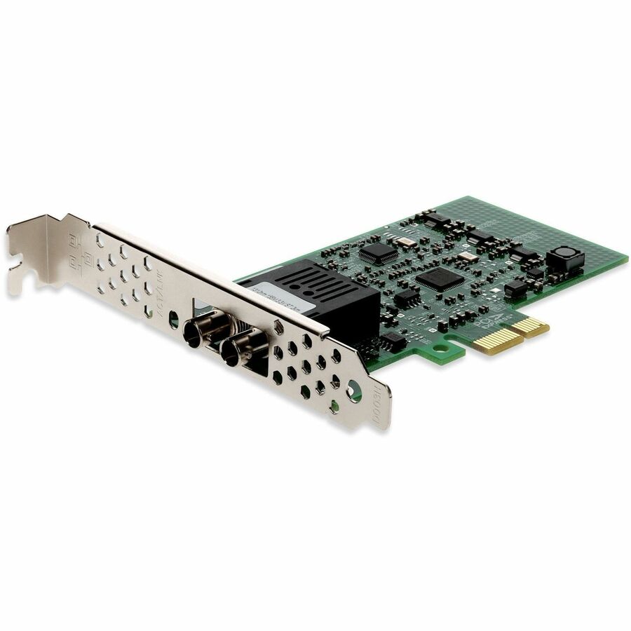 AddOn 100Mbs Single Open ST Port 2km MMF PCIe x1 Network Interface Card