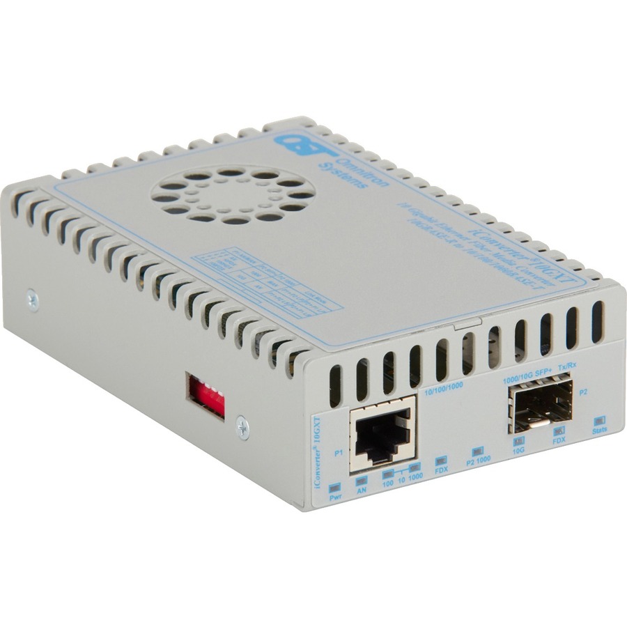 iConverter 10/100/1000 to 10 Gigabit Fiber Ethernet Media Converter SFP+