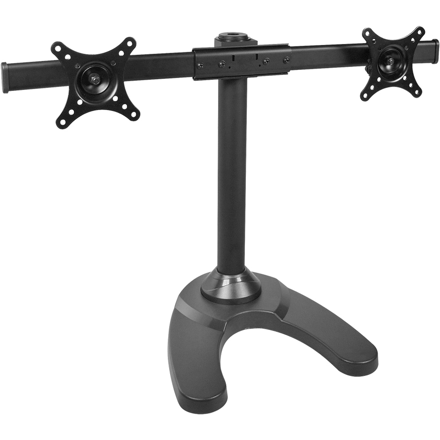 Freestanding Dual Monitor Desk Stand - 13˘ to 27˘, Max Load 22 lbs