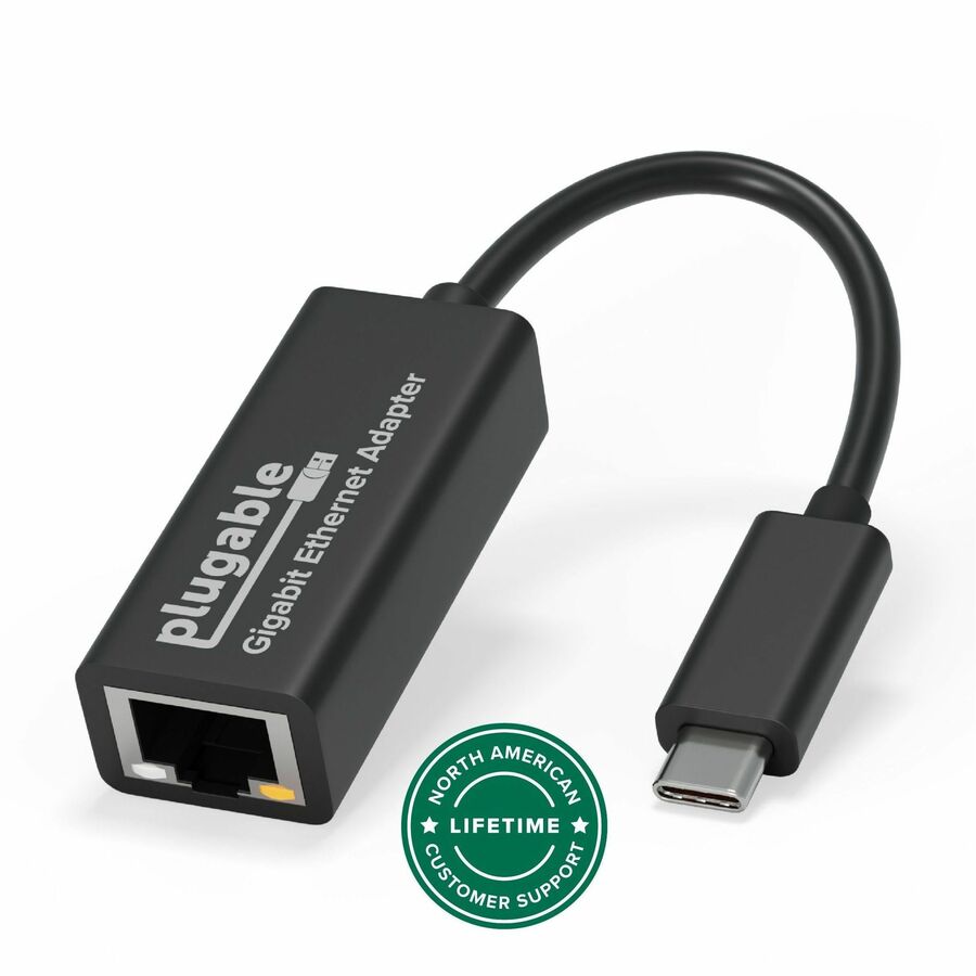 Plugable USB C Ethernet Adapter, Fast and Reliable Gigabit Connection