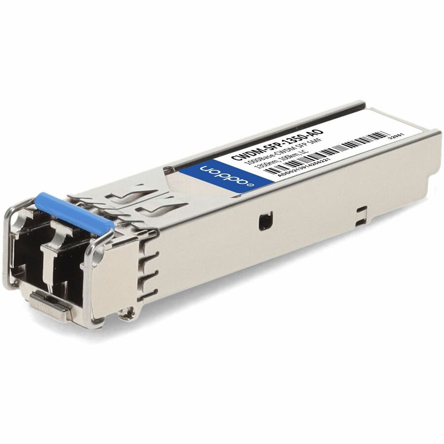 AddOn Cisco® CWDM-SFP-1350 Compatible TAA 1000Base-CWDM SFP Transceiver (SMF, 1350nm, 100km, LC)