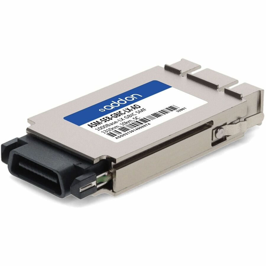 AddOn Redback® ASM-SE8-GBIC-LX Compatible TAA 1000Base-LX GBIC Transceiver (SMF, 1310nm, 10km, SC)