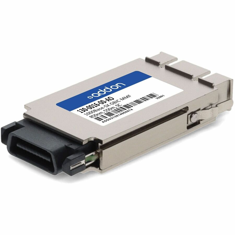 AddOn McAfee® 130-0016-00 Compatible TAA 1000Base-SX GBIC Transceiver (MMF, 850nm, 550m, SC)