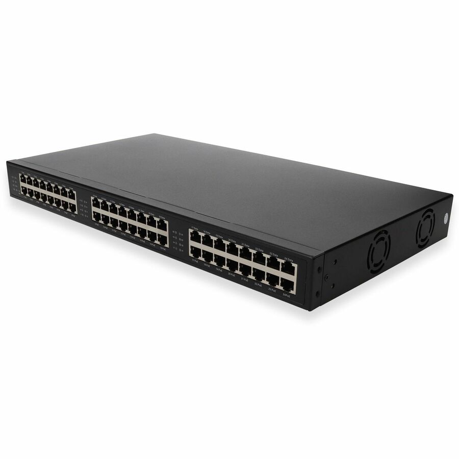 AddOn 24 Port 10/100/1000 POE Power Injector (IEEE802.3af 90-264v 15.4W max/port)