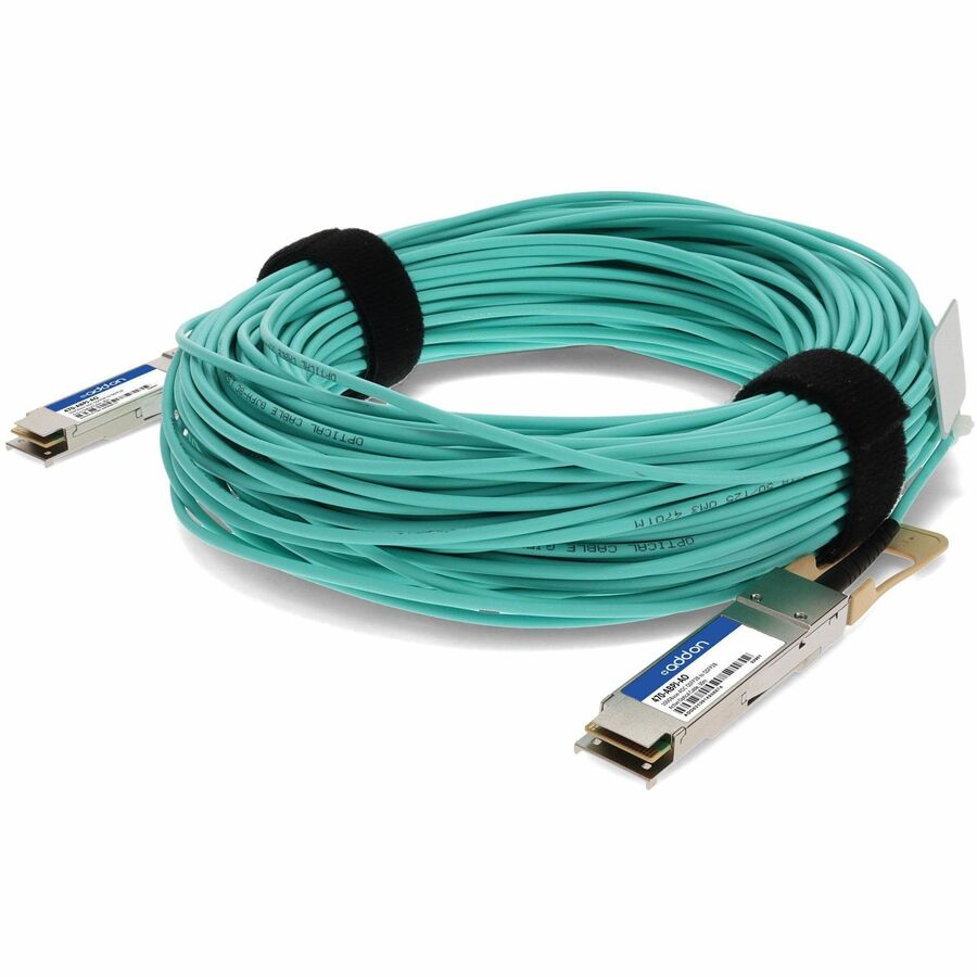 AddOn Dell® 470-ABPJ Compatible TAA Compliant 100GBase-AOC QSFP28 Active Optical Cable (850nm, MMF, 30m)