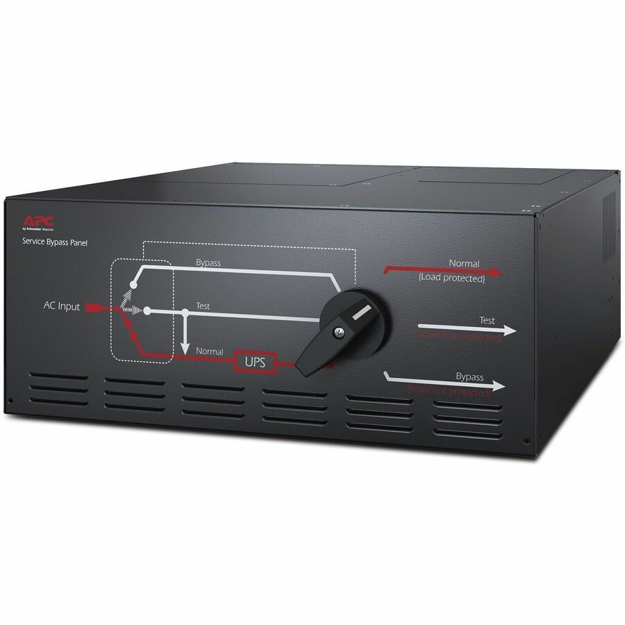 APC Service Bypass Panel 200/208/240V 125A HW input (2) L6-30R (4) L6-20R output