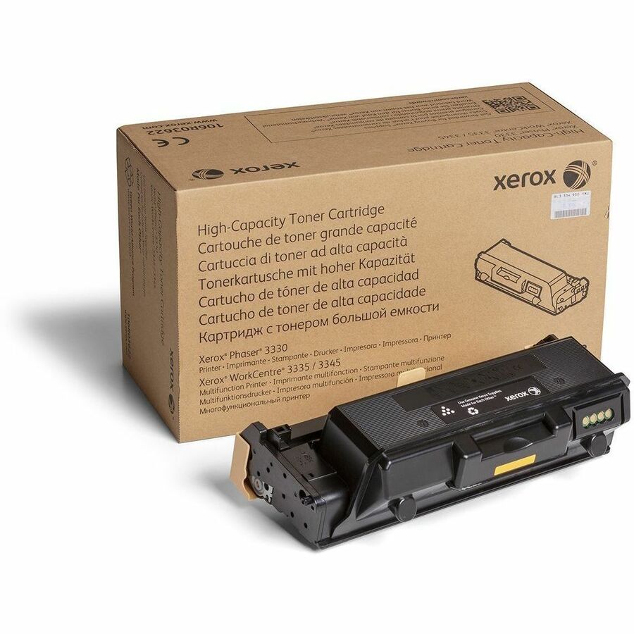 Xerox Genuine Phaser® 3330, WorkCentre® 3300 Series Black High capacity Toner Cartridge (8500 Pages) - 106R03622